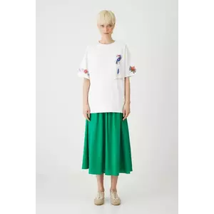 Medicine tricou din bumbac culoarea alb imagine