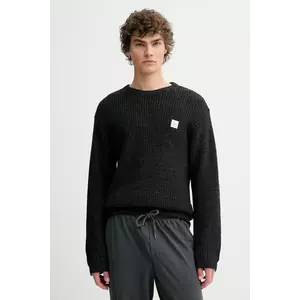 American Vintage pulover din amestec de lână culoarea gri, MCRA18AE25 imagine