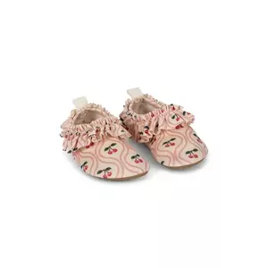 Konges Sløjd pantofi de apă pentru copii MERLE FRILL SWIM SHOES culoarea roz, KS103347 imagine