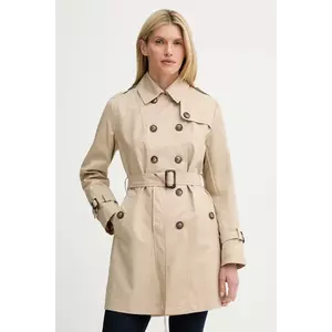 Answear Lab trenci din bumbac culoarea bej, de tranzitie imagine