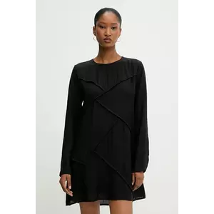 Answear Lab rochie culoarea negru, mini, dreaptă imagine