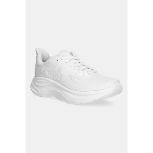 Hoka sneakers Clifton 10 femei, culoarea alb, 1162031 imagine