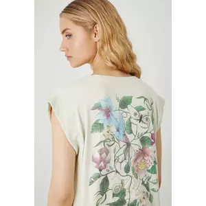 Medicine tricou din bumbac culoarea verde imagine