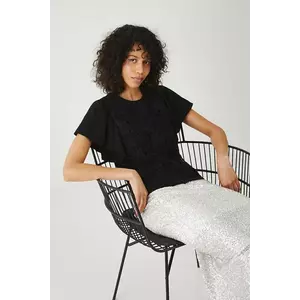 Medicine tricou din bumbac culoarea negru imagine