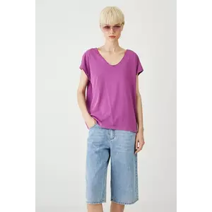 Medicine tricou din bumbac culoarea violet imagine