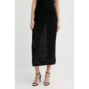 United Colors of Benetton fustă culoarea negru, maxi, drept, 11365000B imagine