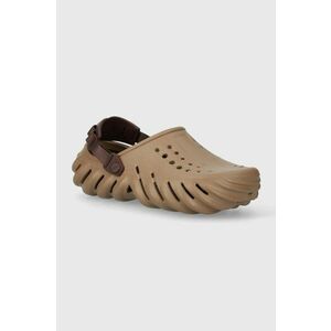 Crocs papuci X - (Echo) Clog culoarea maro, 207937 imagine