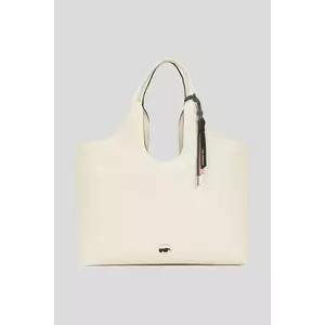 Karl Lagerfeld geantă IKON GRAINY culoarea alb, A3W30096 imagine