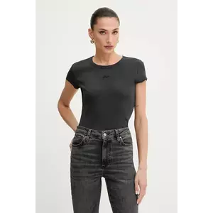 BOSS Orange tricou culoarea negru, cu spate descoperit, 50536871 imagine