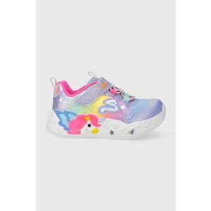 Skechers sneakers pentru copii UNICORN CHARMER TWILIGHT DREAM culoarea violet imagine