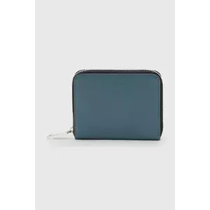 AllSaints portofel de piele LENA HEX culoarea negru, W130XC imagine