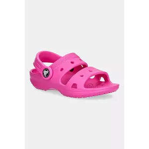Crocs șlapi copii CLASSIC KIDS SANDAL culoarea roz, 207537 imagine