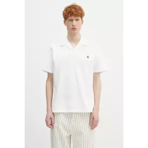 AMBUSH polo de bumbac Polo Shirt culoarea alb, uni, 12115323 imagine