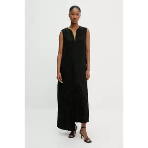 Answear Lab rochie culoarea negru, maxi, drept imagine