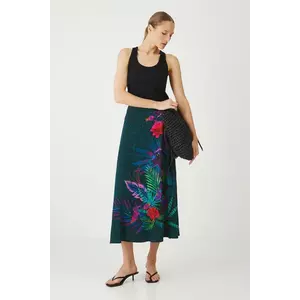 Medicine fusta culoarea negru, maxi, evazati imagine