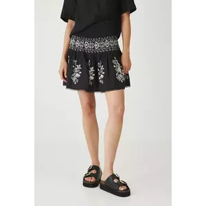 Medicine fusta culoarea negru, mini, evazati imagine