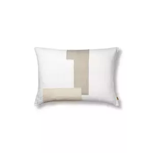 ferm LIVING pernă decorativă Part cushion culoarea alb imagine