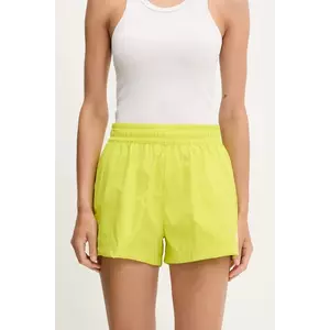 The North Face pantaloni scurți Class V Pathfinder culoarea verde, uni, high waist, NF0A8BJ1JE31 imagine