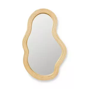 ferm LIVING oglindă de perete Pond Mirror M culoarea bej imagine