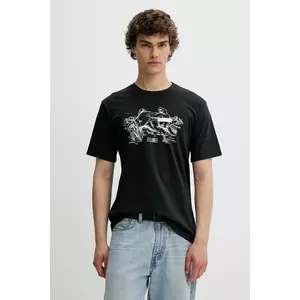 MM6 Maison Margiela tricou din bumbac culoarea negru, cu imprimeu, SH2GC0024 imagine