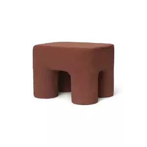ferm LIVING scaun Podo Stool culoarea bordo imagine