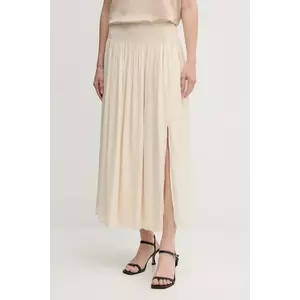 Marc Aurel fustă culoarea bej, midi, evazați, 2321-1020-93266 imagine