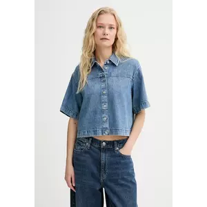 Rag & Bone cămașă din denim cu guler clasic, relaxed, WDD25PA001UFRI imagine