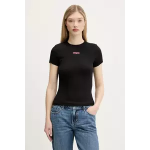 Tommy Jeans tricou culoarea negru, DW0DW21402 imagine