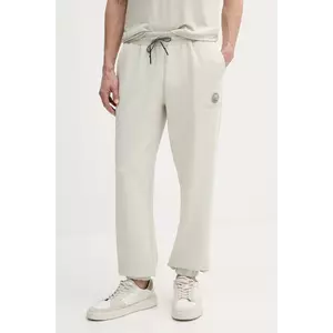 PLEIN SPORT pantaloni de trening culoarea bej, uni, SAEC MJT2477 STE003N imagine