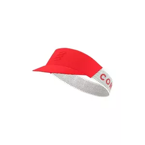 Compressport șapcă cozoroc Pro Racing Visor culoarea roșu, uni, XHWU699 imagine
