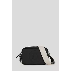 Karl Lagerfeld poșetă de piele K/CIRCLE culoarea negru, A3W30310 imagine