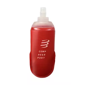 Compressport bidon apă Ergoflask 300ml culoarea roșu, XBPU9773 imagine