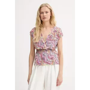 Morgan bluză culoarea roz, cu imprimeu, DPOKA imagine