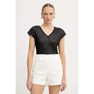 Morgan tricou culoarea negru, DAGA imagine