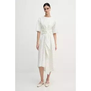 Pedro del Hierro rochie din amestec de in culoarea bej, midi, evazați, 3819817 imagine