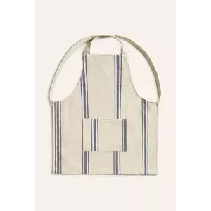 Calma House șorț de bucătărie din bumbac culoarea bej imagine