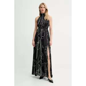 Answear Lab rochie culoarea negru, maxi, evazată imagine