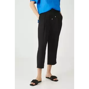 Medicine pantaloni culoarea negru, lat, medium waist imagine