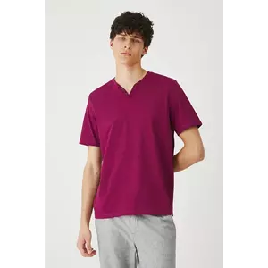 Medicine tricou din bumbac culoarea violet, neted imagine