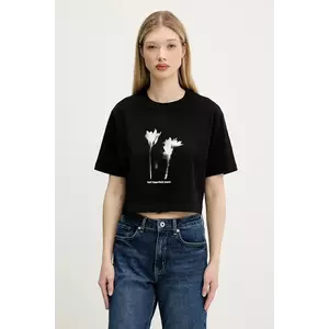 Karl Lagerfeld Jeans tricou din bumbac culoarea negru, A3W17040 imagine