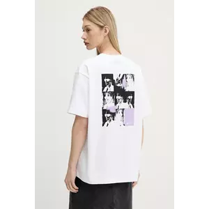 Karl Lagerfeld Jeans tricou din bumbac culoarea alb, A3W17053 imagine