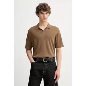 Les Deux polo din in Emmanuel culoarea verde, uni, 1000033 imagine