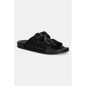 Karl Kani papuci Street Slide PRM culoarea negru, 1032256 imagine