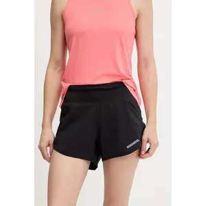 Rossignol pantaloni scurți de antrenament SAPA culoarea negru, cu imprimeu, high waist, RLNWP15 imagine