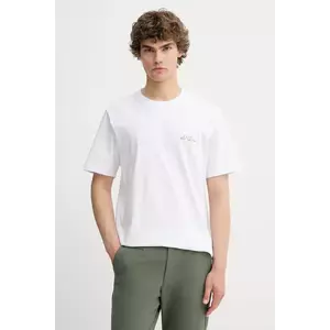 Les Deux tricou din bumbac culoarea alb, cu imprimeu, 1000218 imagine