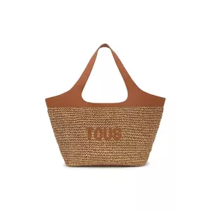 Tous poșetă LIRIO RAFIA culoarea maro, 2002205243 imagine