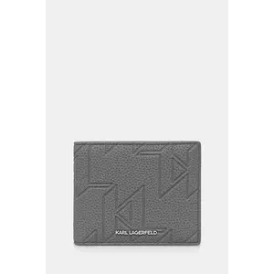 Karl Lagerfeld portofel K/URBAN MONOGRAM culoarea gri, A3M30300 imagine