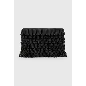 AllSaints poșetă de piele BETTINA culoarea negru, W448XC imagine