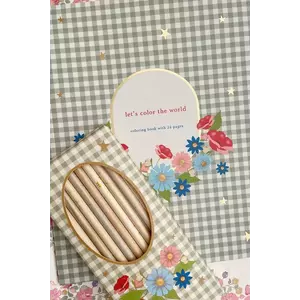 Konges Sløjd carte de colorat COLORING BOOK AND COLOR PENCILS FSC KS103134 imagine