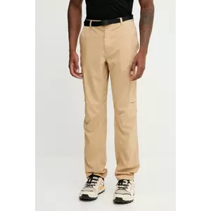 Columbia pantaloni de exterior Skien Valley culoarea bej, 2123354 imagine